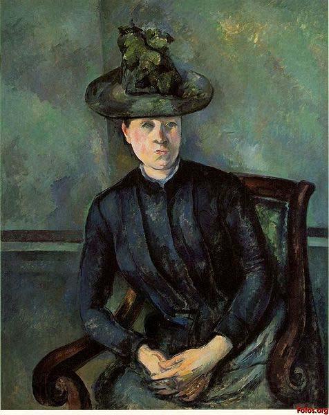 Paul Cezanne Femme au Chapeau Vert France oil painting art